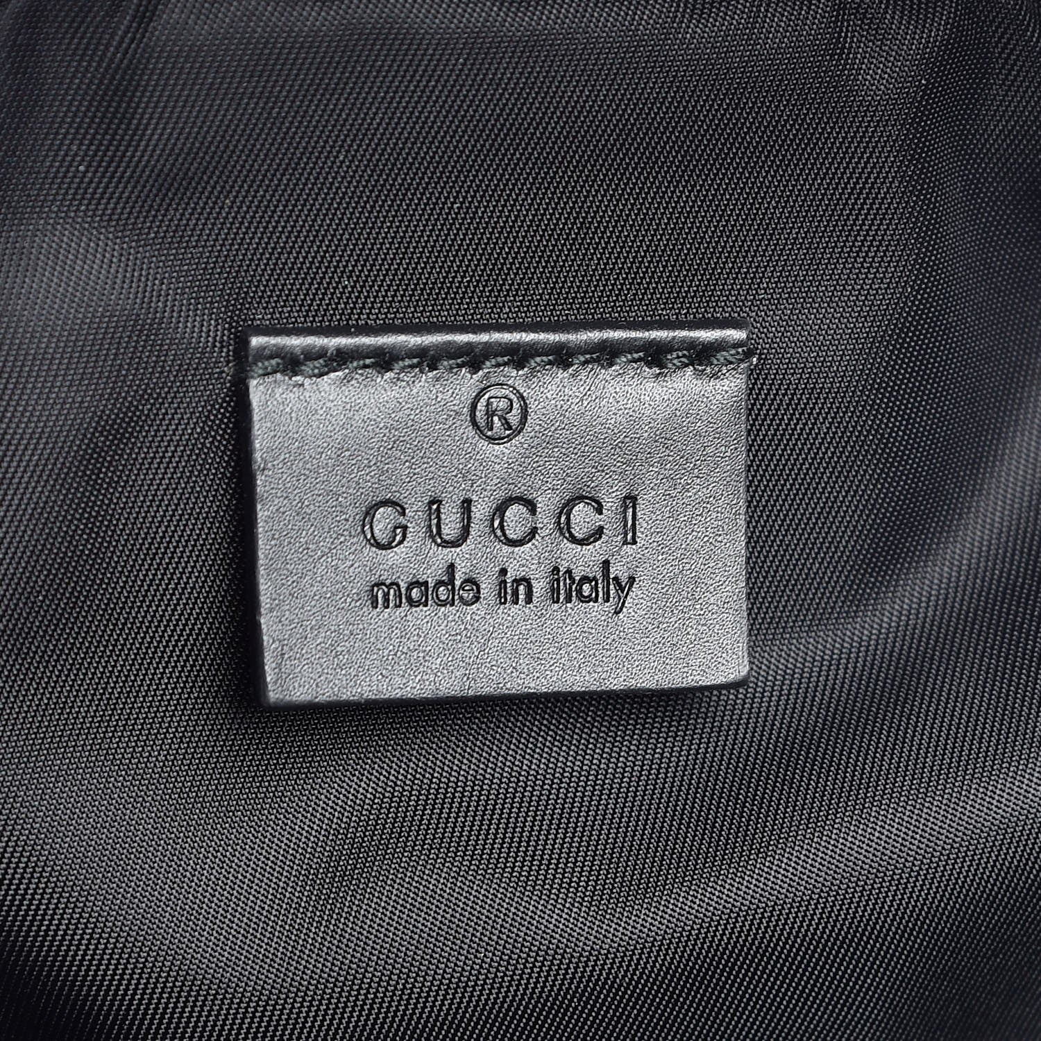 Gucci GG Supreme Monogram Web Dome Backpack Black 6 of 7