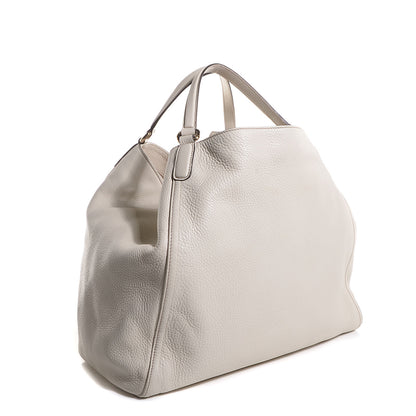 Gucci Pebbled Calfskin Large Soho Shoulder Bag Off White 3 of 9