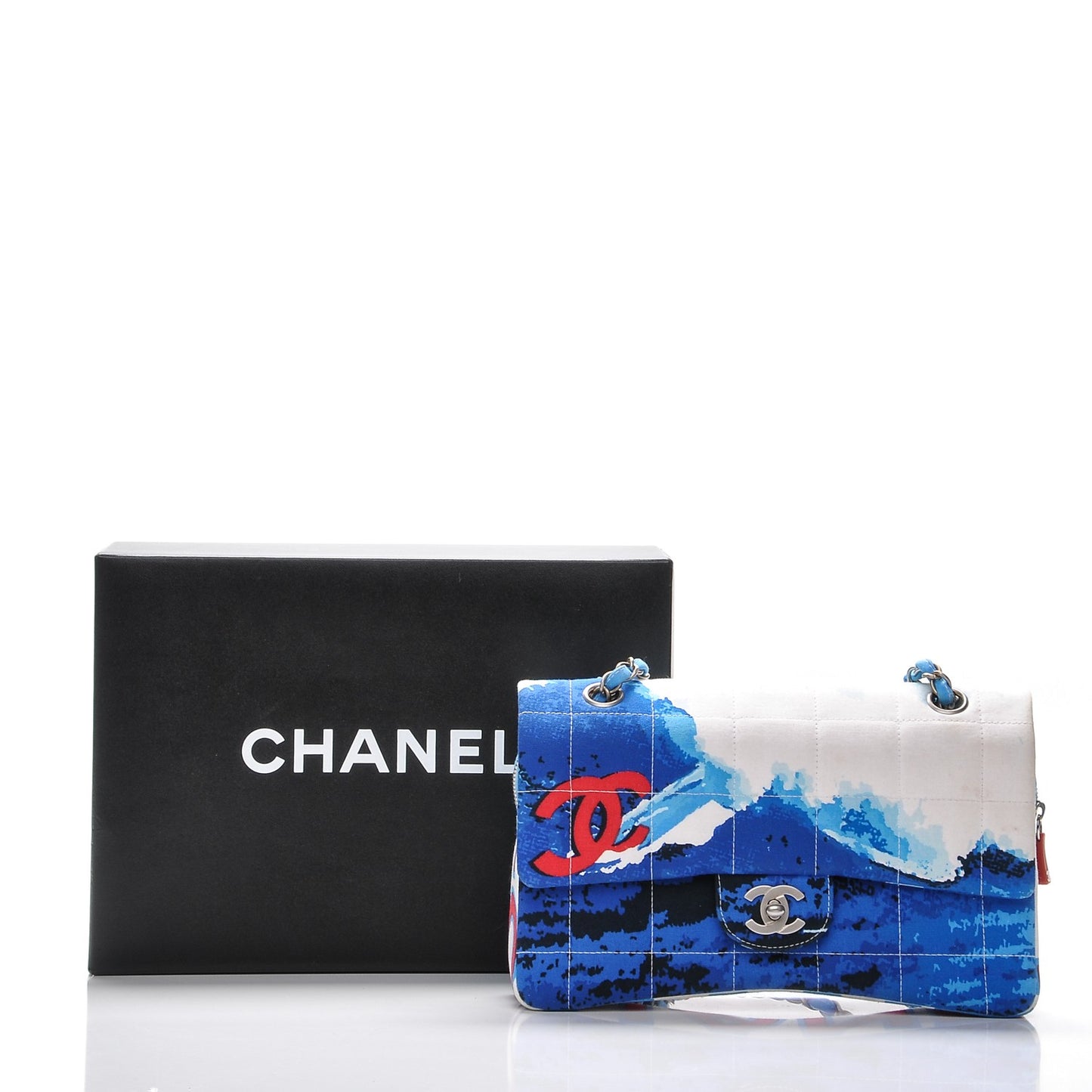 Canvas Square Quilted Surf Flap Multicolor
