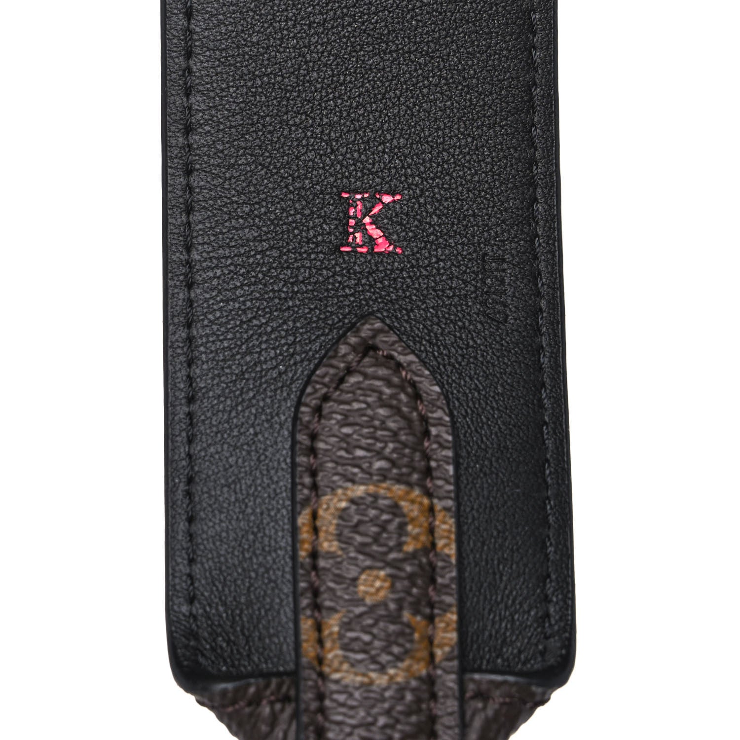 Louis Vuitton Monogram Bandouliere Shoulder Strap Black 4 of 5