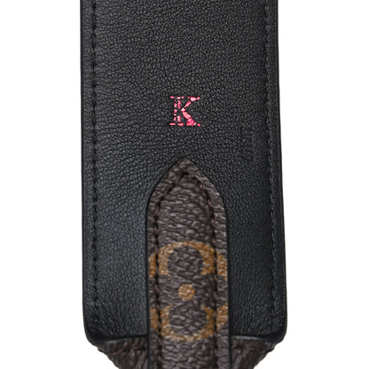 Louis Vuitton Monogram Bandouliere Shoulder Strap Black 4 of 5