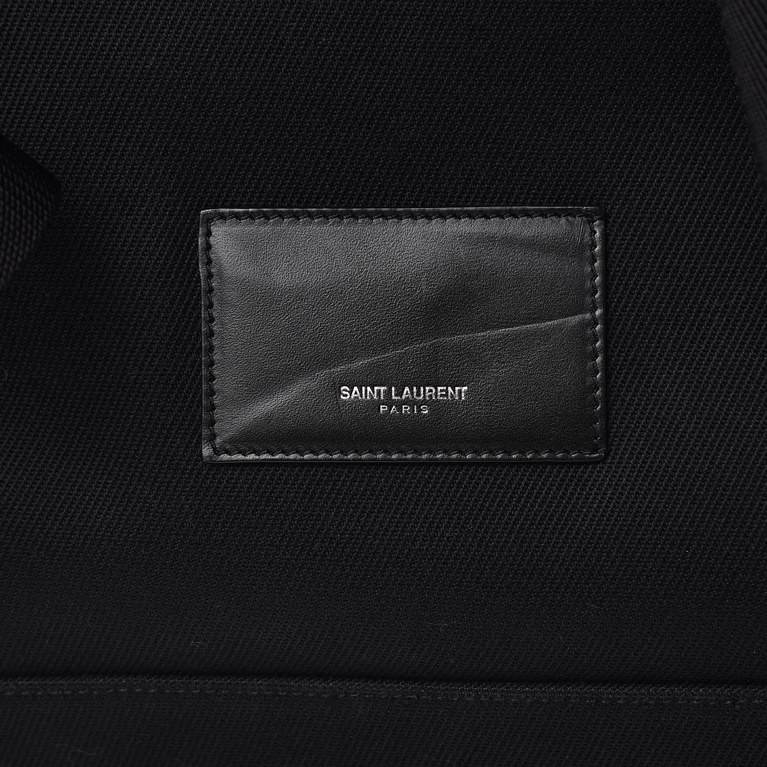 Saint Laurent Canvas Star Studded Hunting Backpack Black 7 of 11