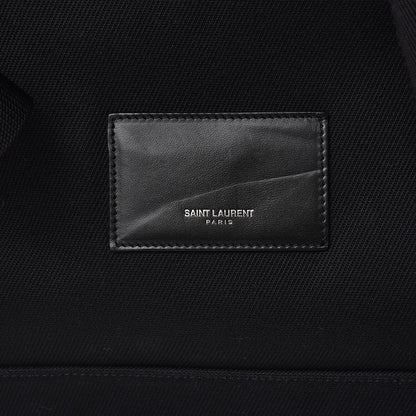 Saint Laurent Canvas Star Studded Hunting Backpack Black 7 of 11