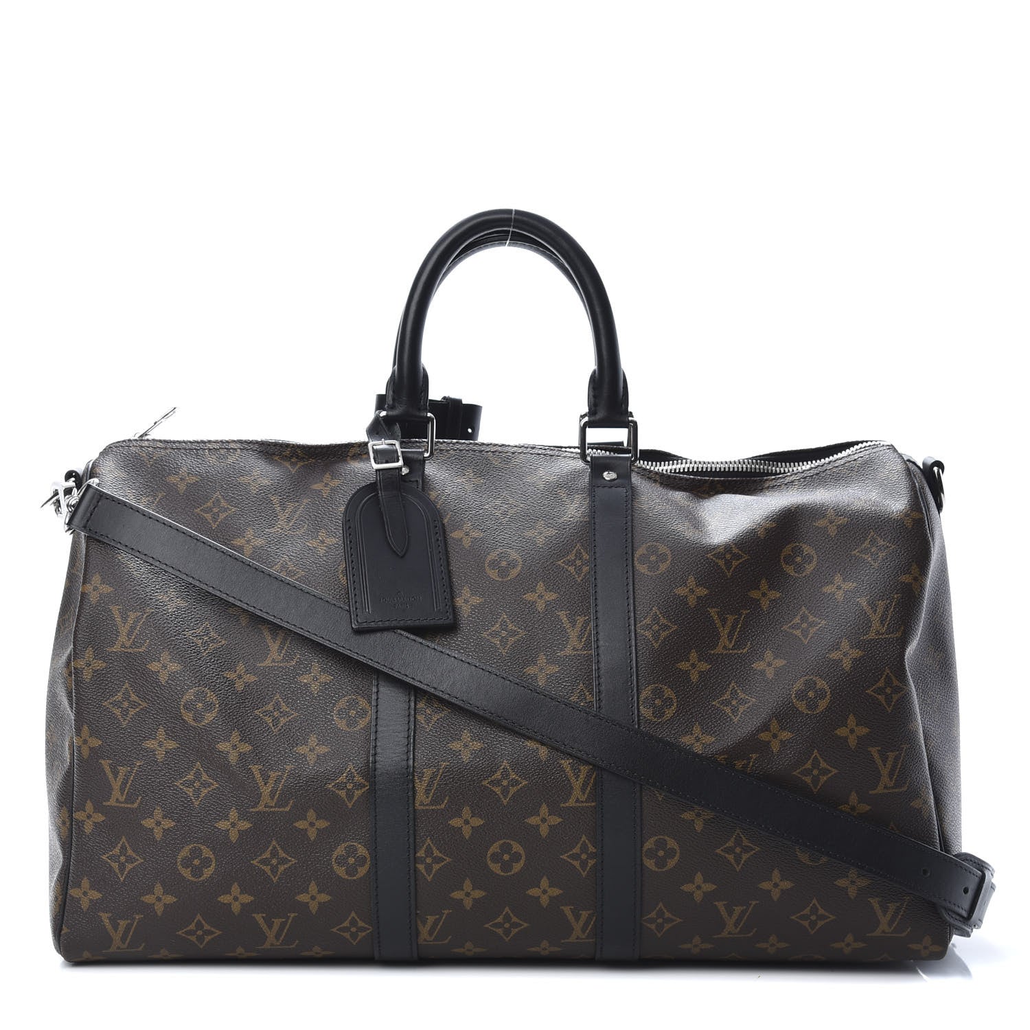 Louis Vuitton Monogram Macassar Keepall Bandouliere 45 1 of 10