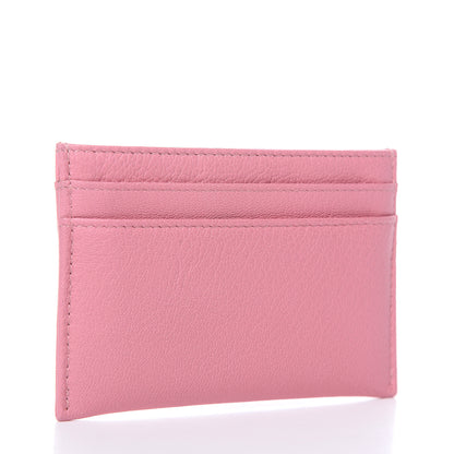 Chanel Goatskin CC Card Holder Pink 3 of 8