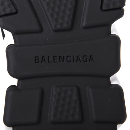 Balenciaga Neoprene Knit Womens Speed Clear Sole Sneakers 41 Black White 8 of 11