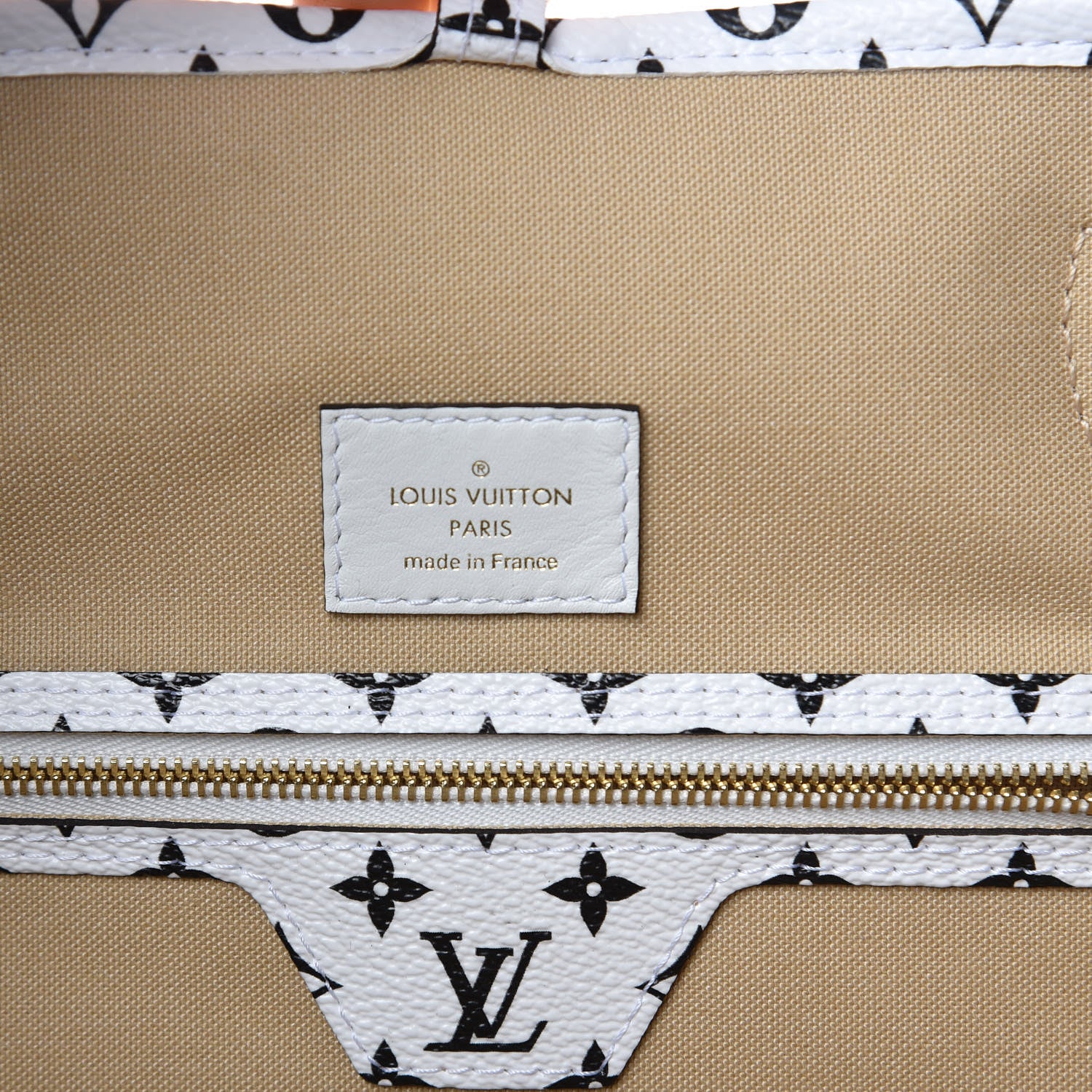 Louis Vuitton Monogram Giant Neverfull MM Kaki 7 of 8
