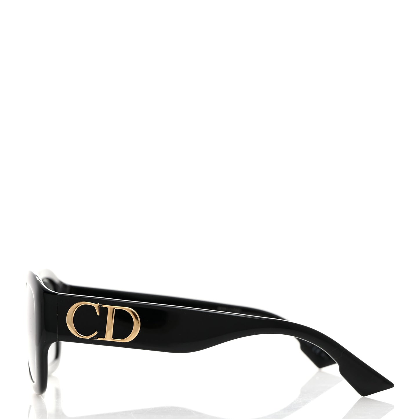 Acetate DDior Square Sunglasses Black