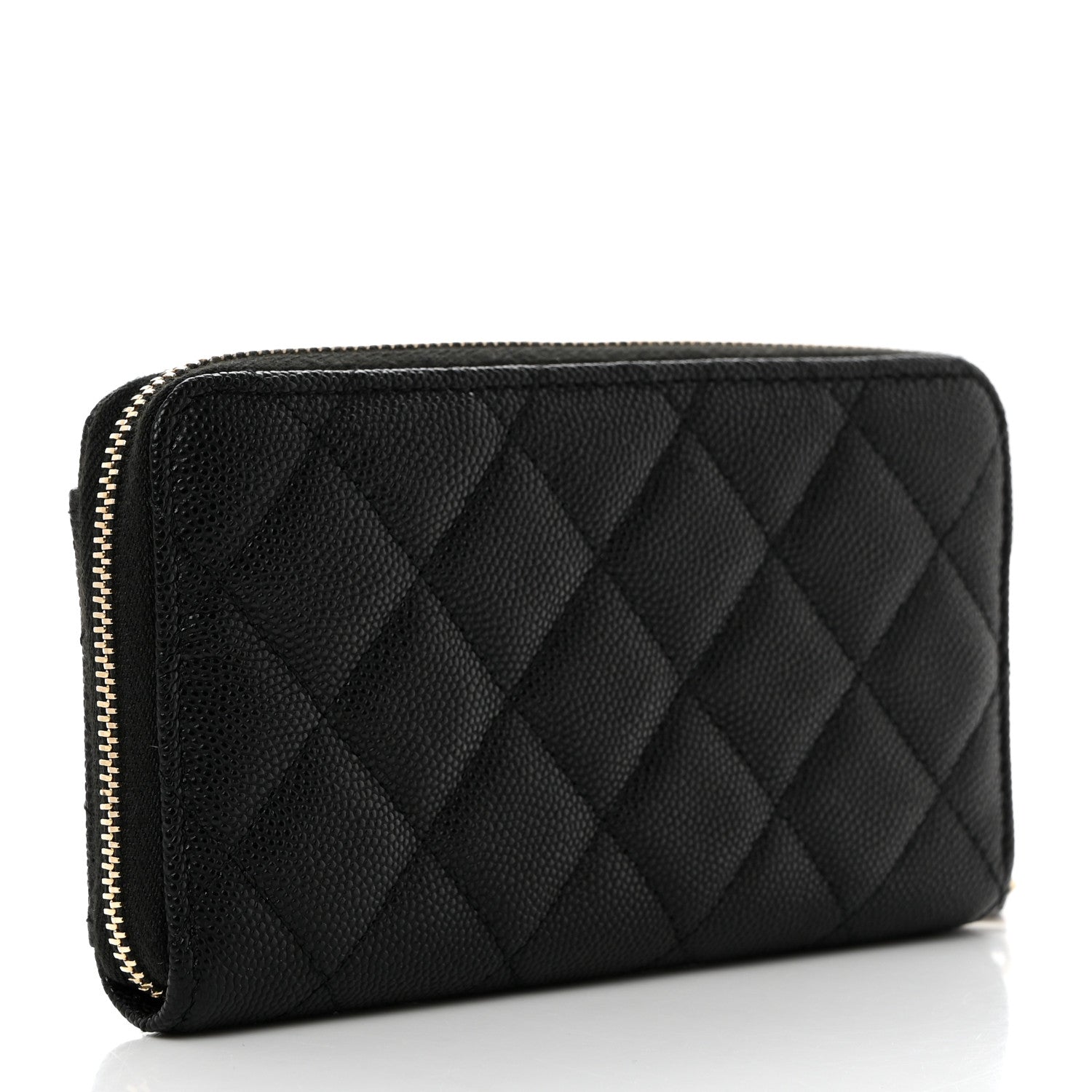Chanel Caviar Quilted In & Out Zip Around Wallet Black 3 of 8