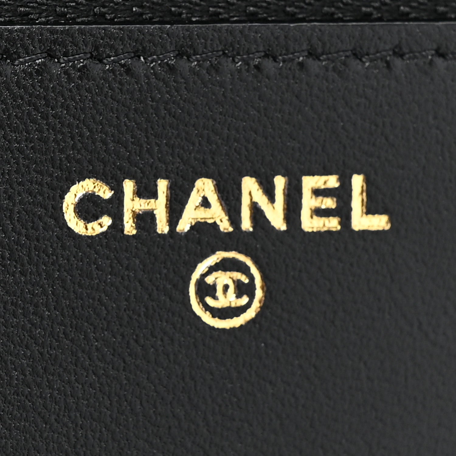 Chanel Lambskin Quilted Pearl CC Wallet on Chain WOC Black 7 of 12