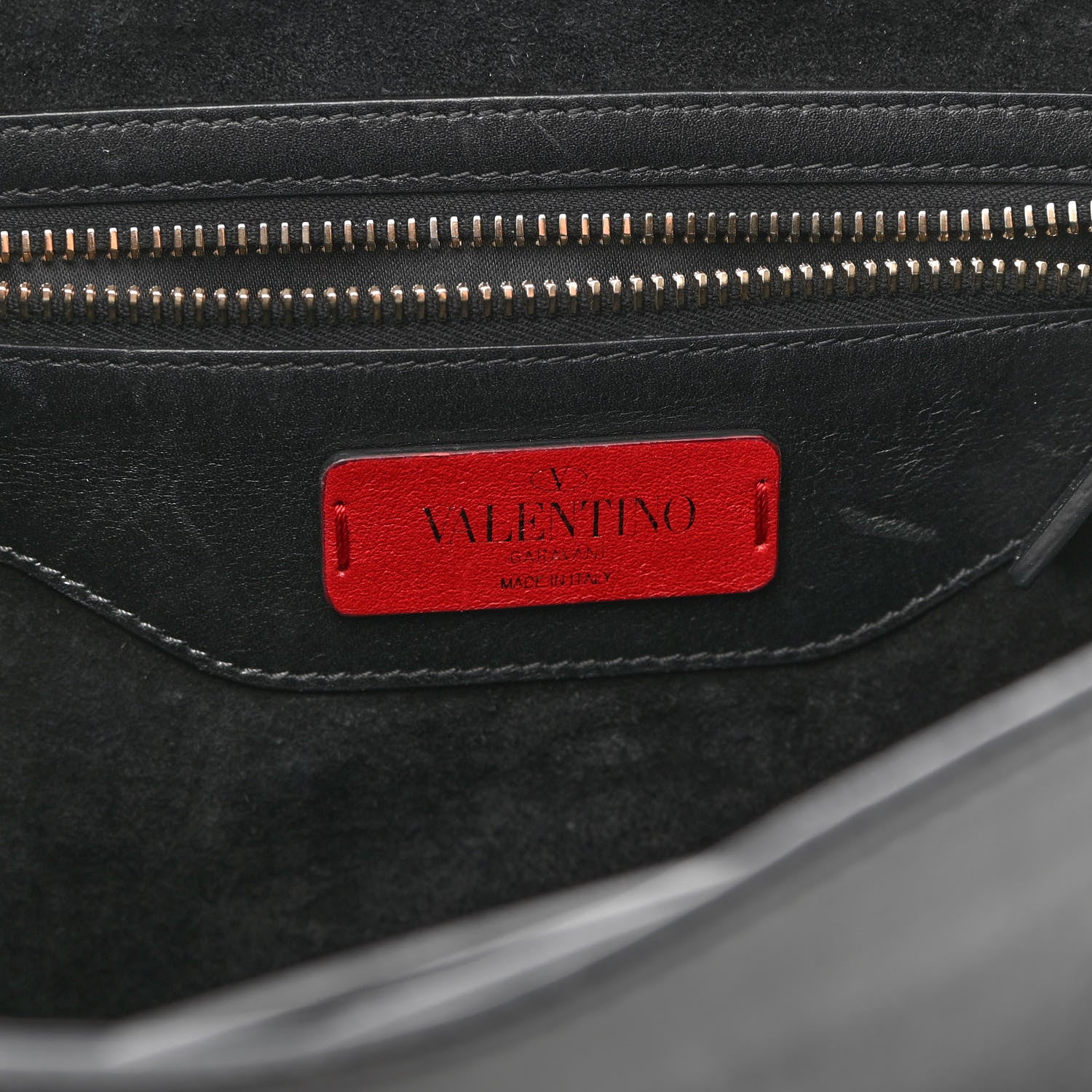 Valentino Garavani Vitello Rockstud Demilune Backpack Black 6 of 9