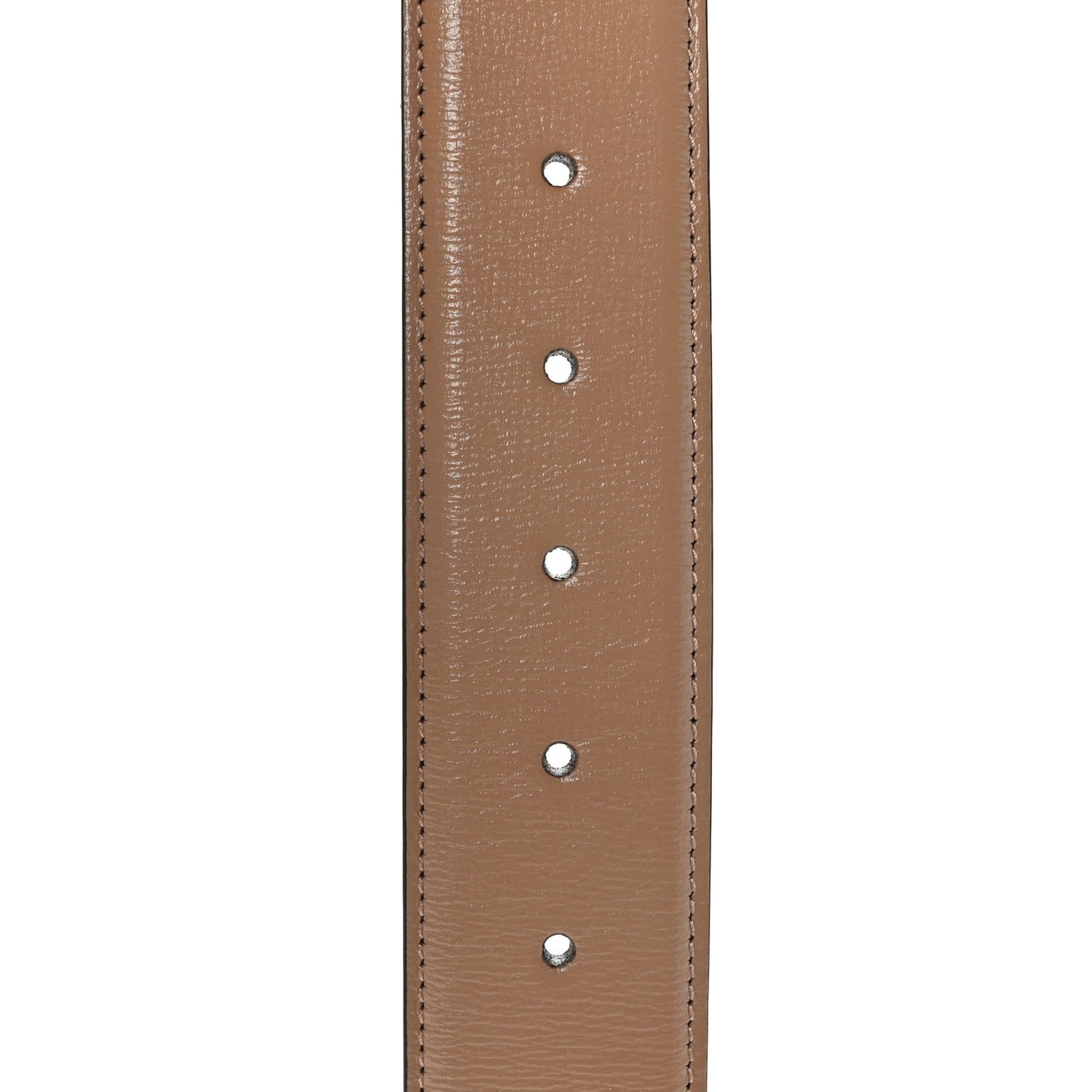 Azalea Calfskin Enamel Monochrome Double G 40mm Belt 75 30 Camelia