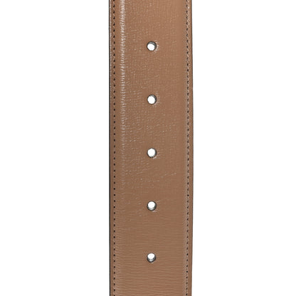 Gucci Azalea Calfskin Enamel Monochrome Double G 40mm Belt 75 30 Camelia 5 of 5