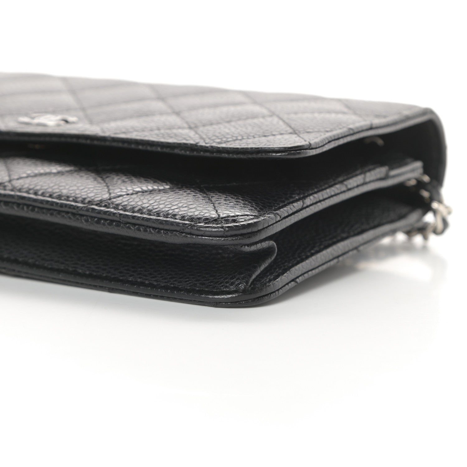 Chanel Caviar Quilted Wallet On Chain WOC Black 11 of 13