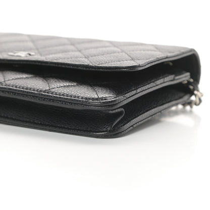 Chanel Caviar Quilted Wallet On Chain WOC Black 11 of 13