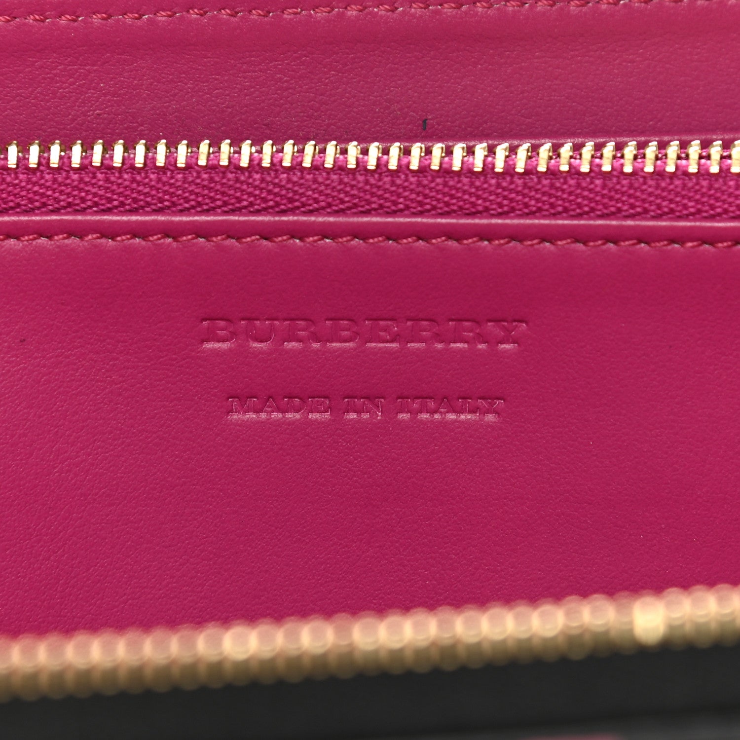 Burberry Calfskin Floral Print Zip Around Wallet 6 of 13