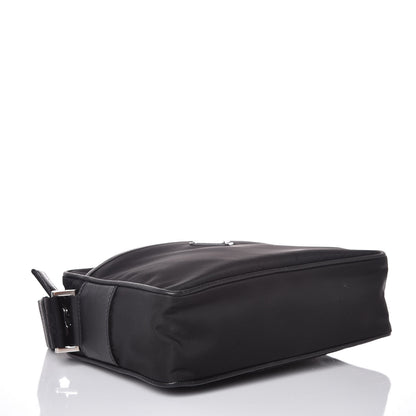 Prada Tessuto Nylon Saffiano Shoulder Bag Black 4 of 7