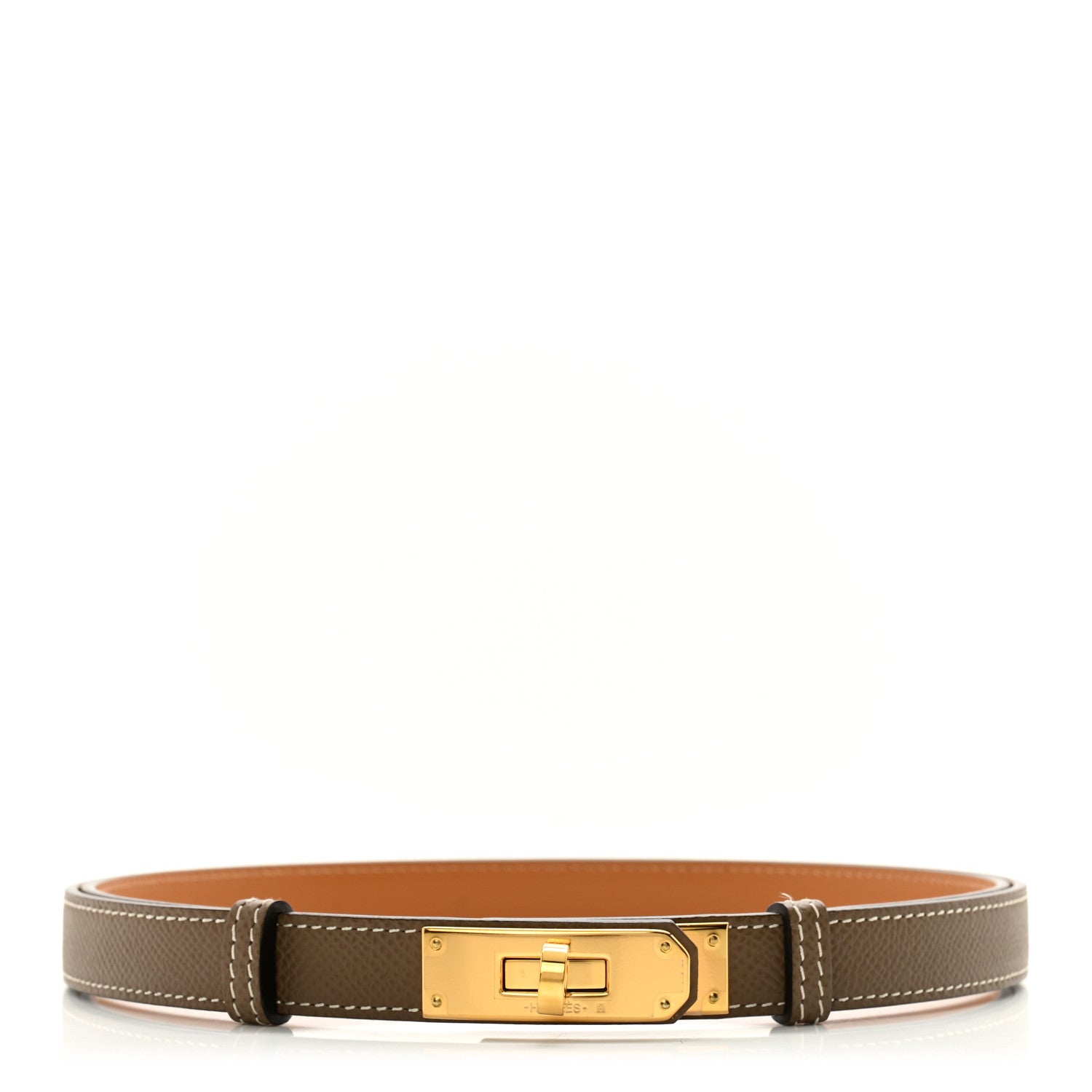 Hermes Epsom Kelly Belt Etoupe 1 of 4