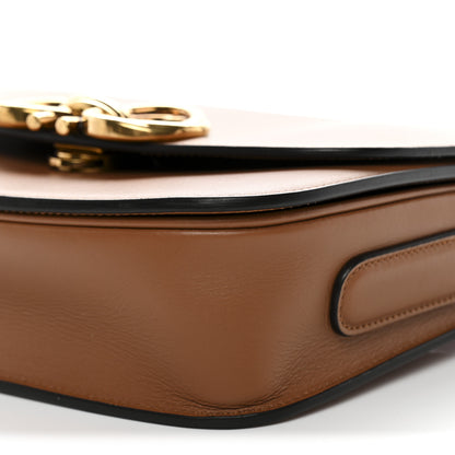 Salvatore Ferragamo Calfskin Trapezio Crossbody Brown 9 of 10