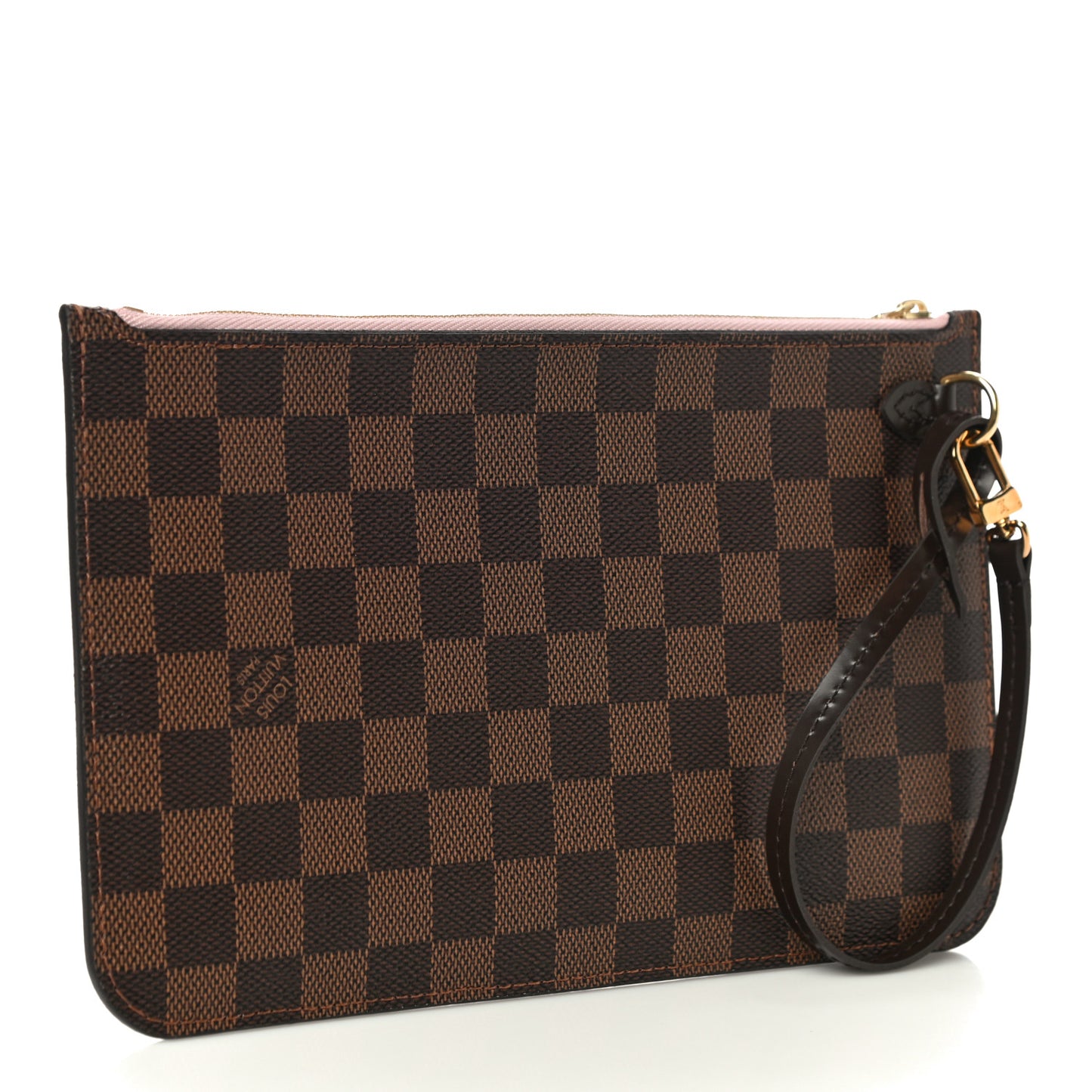 Damier Ebene Neverfull MM GM Pochette Rose Ballerine