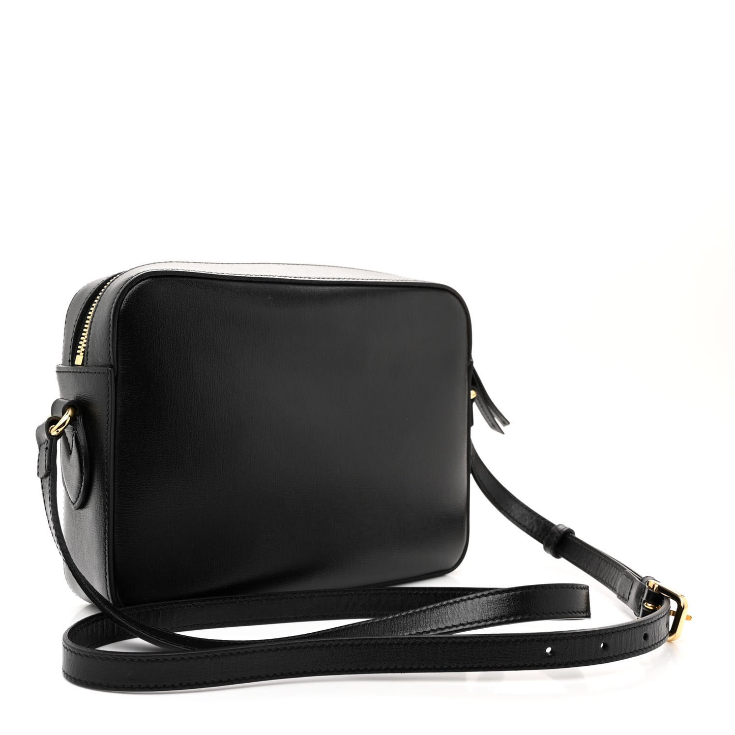 Textured Calfskin Small Horsebit 1955 Shoulder Bag Black