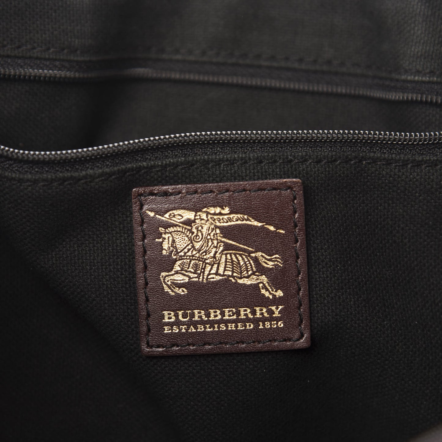 Haymarket Check Buckle Satchel Chocolate