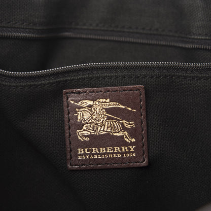 Burberry Haymarket Check Buckle Satchel Chocolate 6 of 13