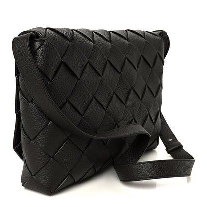 Bottega Veneta Grained Calfskin Intreccio Large Diago Crossbody Bag Fondant 3 of 11