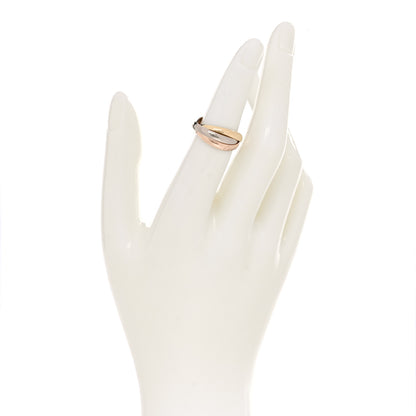 Cartier 18K Pink Yellow White Gold Classic Trinity Ring 50 5.25 2 of 5