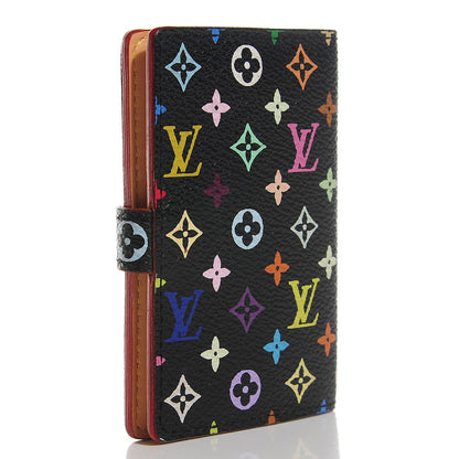 Louis Vuitton Monogram Multicolor Carnet de Bal Mini Agenda Cover Black 3 of 7
