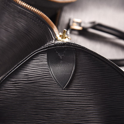 Louis Vuitton Epi Keepall 55 Black 7 of 15