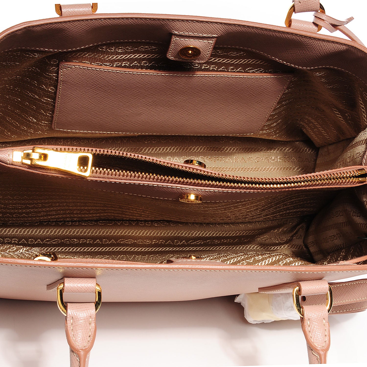 Prada Saffiano Lux Medium Tote Cammeo 6 of 13
