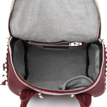 Alexander Wang Calfskin Studded Mini Rockie Matte Beet Rodium Hardware 5 of 12