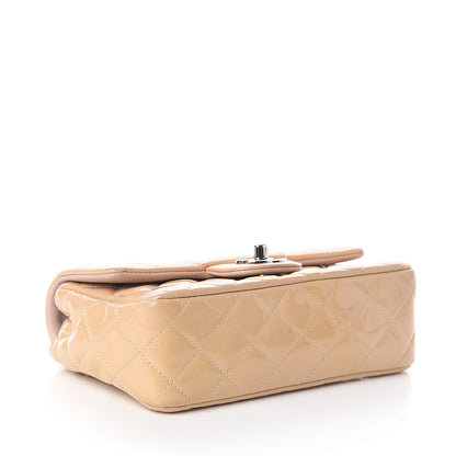 Chanel Patent Calfskin Quilted Mini Rectangular Flap Rose Clair 4 of 14