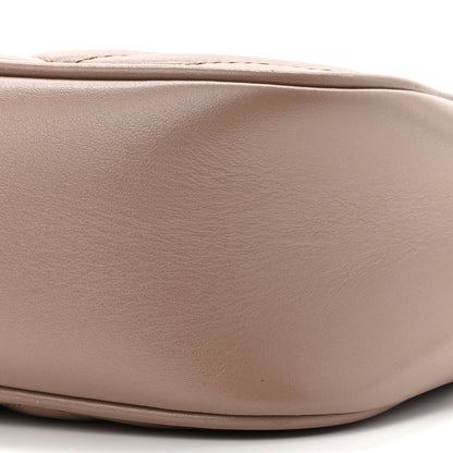 Gucci Calfskin Matelasse Small GG Marmont Chain Shoulder Bag Porcelain Rose 10 of 10