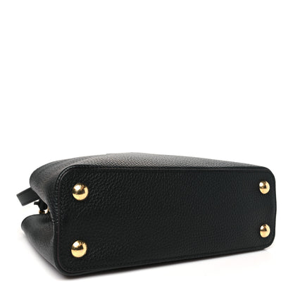 Louis Vuitton Taurillon Capucines BB  Black 4 of 9