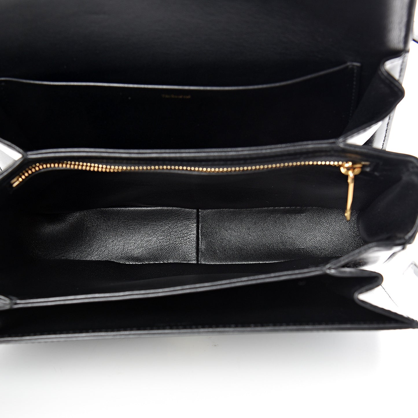 Shiny Calfskin Medium Triomphe Black