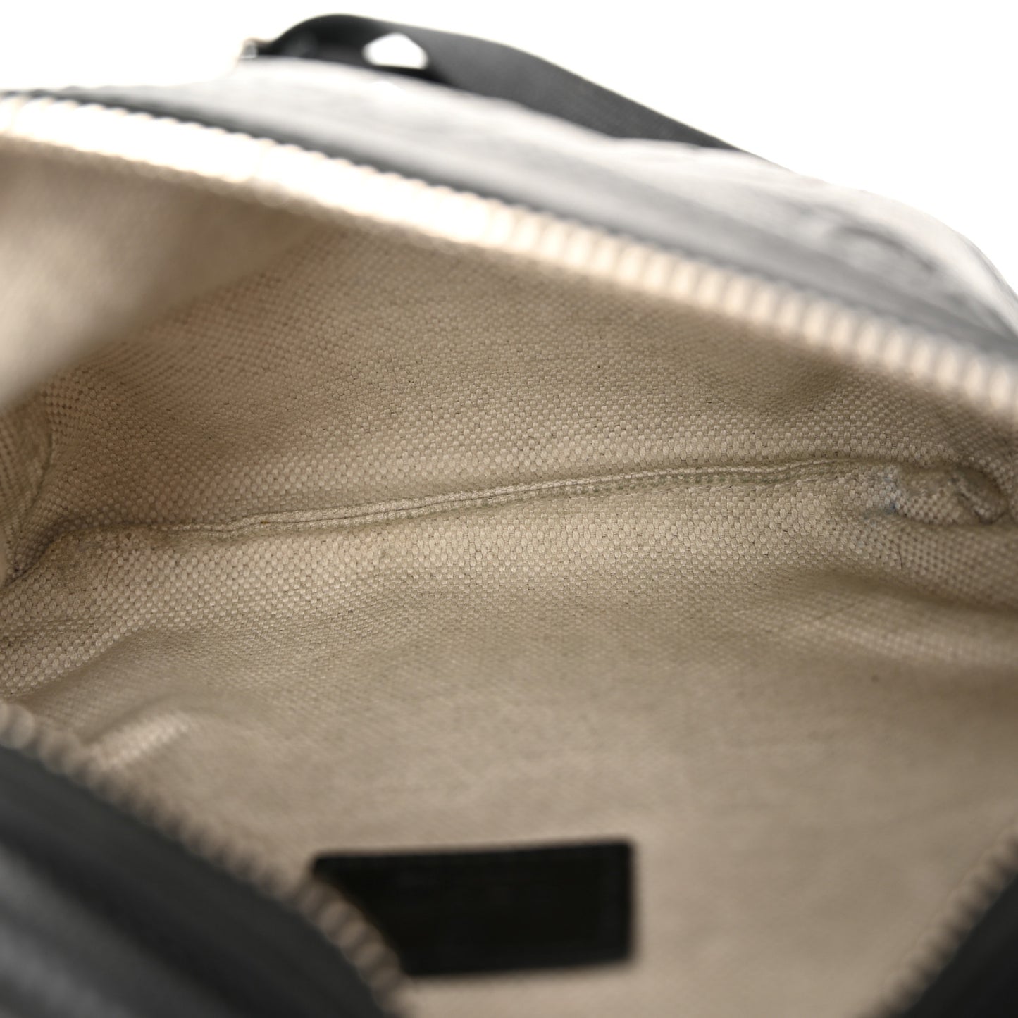 Calfskin GG Tennis Embossed Belt Bag Black