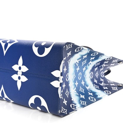 Louis Vuitton Monogram Escale Onthego GM Blue 9 of 9