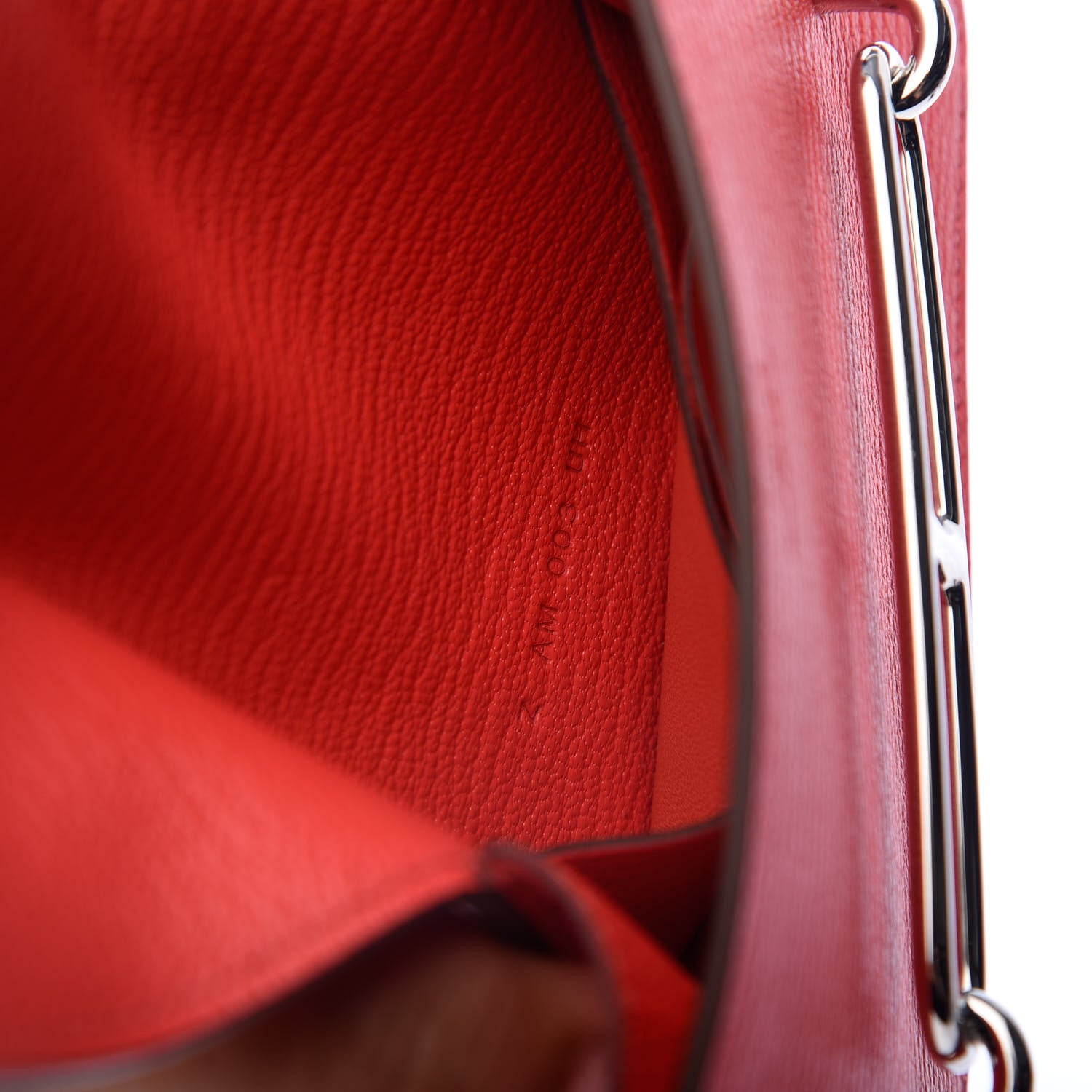 Hermes Chevre Mysore Roulis Slim Wallet Rose Texas 8 of 9