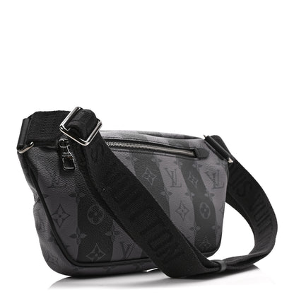 Louis Vuitton X NIGO Monogram Eclipse Stripes LV Heart Modular Sling Bag 3 of 9