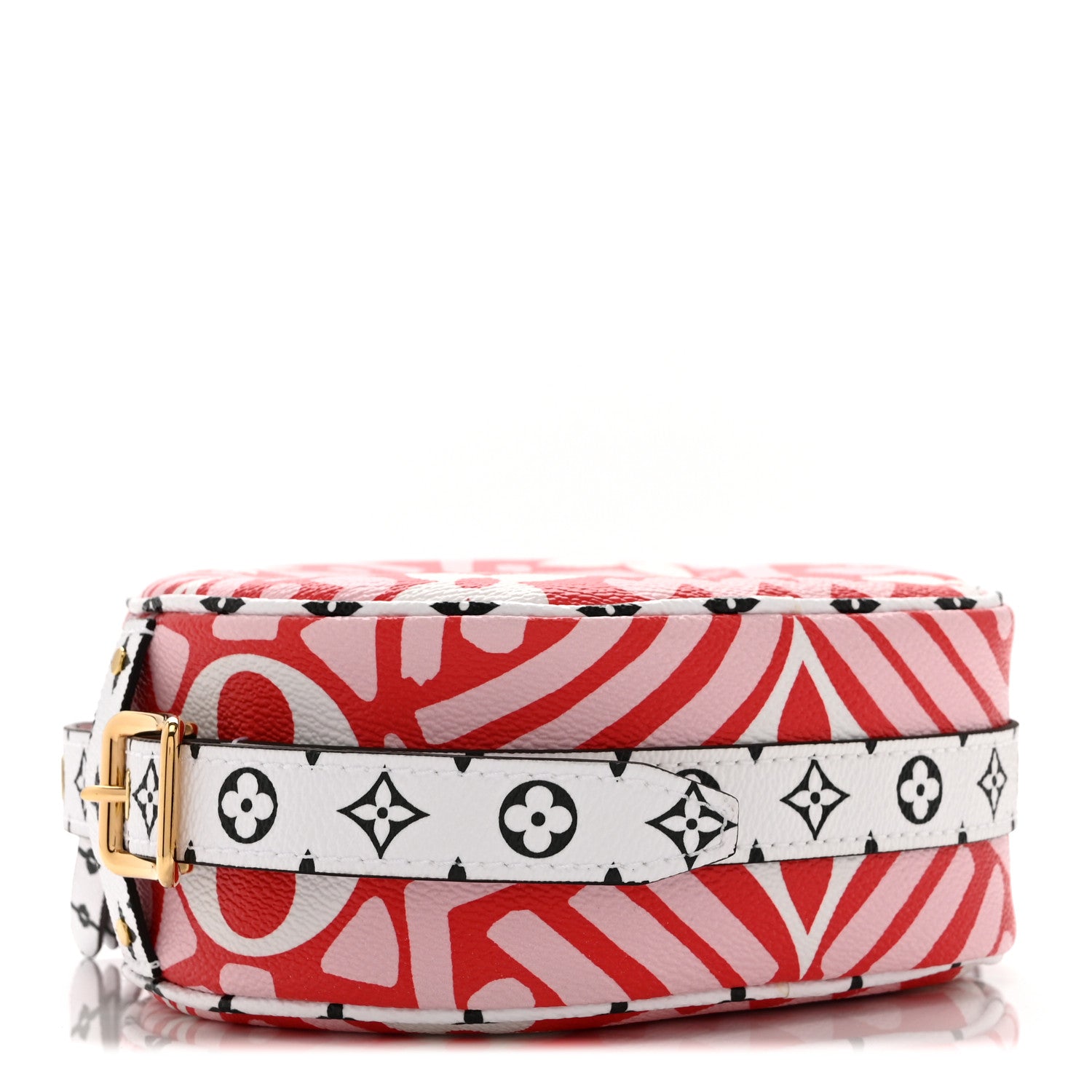 Louis Vuitton Monogram Giant Crafty Boite Chapeau Souple PM Rouge