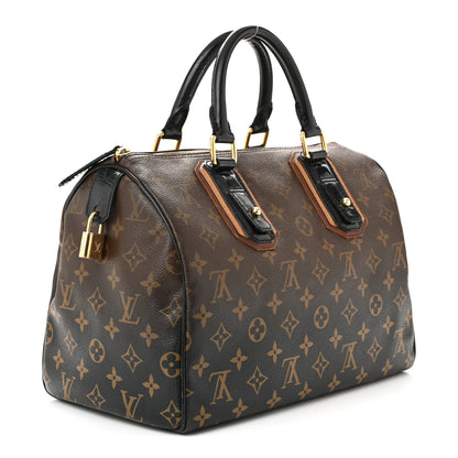 Louis Vuitton Monogram Mirage Speedy 30 Black 3 of 9