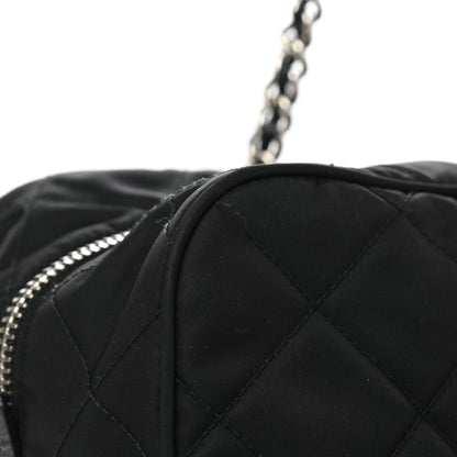 Prada Nylon Tessuto Impuntu Quilted Large Shoulder Bag Black 12 of 12