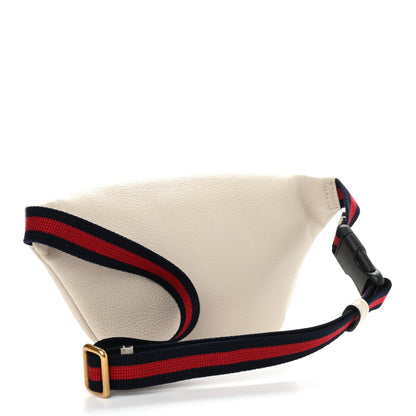 Gucci Grained Calfskin Small Logo Belt Bag White 3 of 9