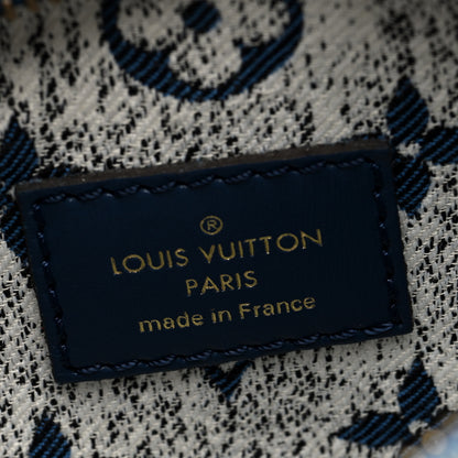 Louis Vuitton Monogram Jacquard Denim Loop Bleu 6 of 9