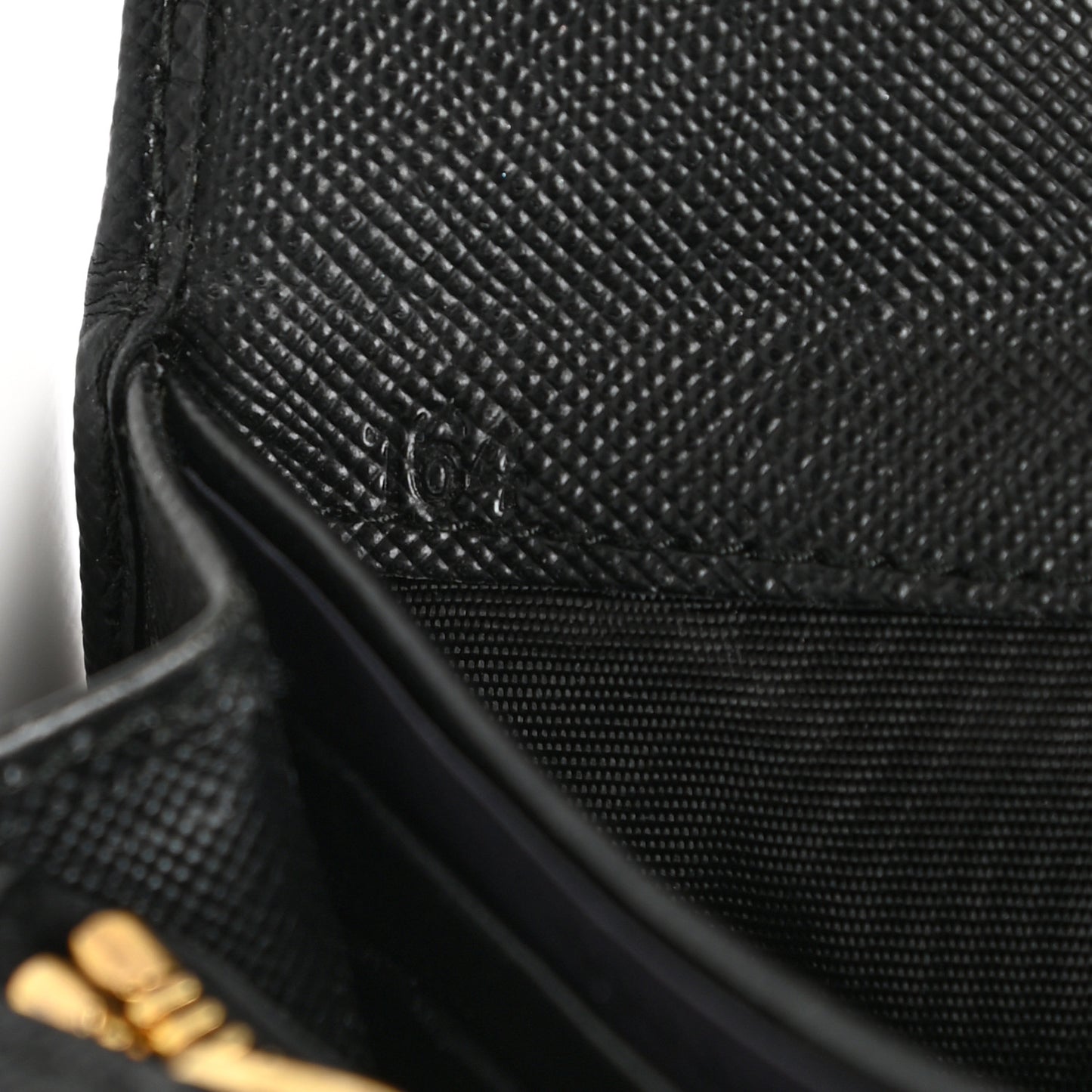 Saffiano Metal Continental Flap Wallet Black