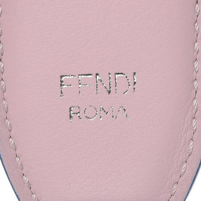 Fendi Vitello Dolce Plexiglass Bi-Color Studded Strap You Carbone Peonia Multicolor 3 of 4
