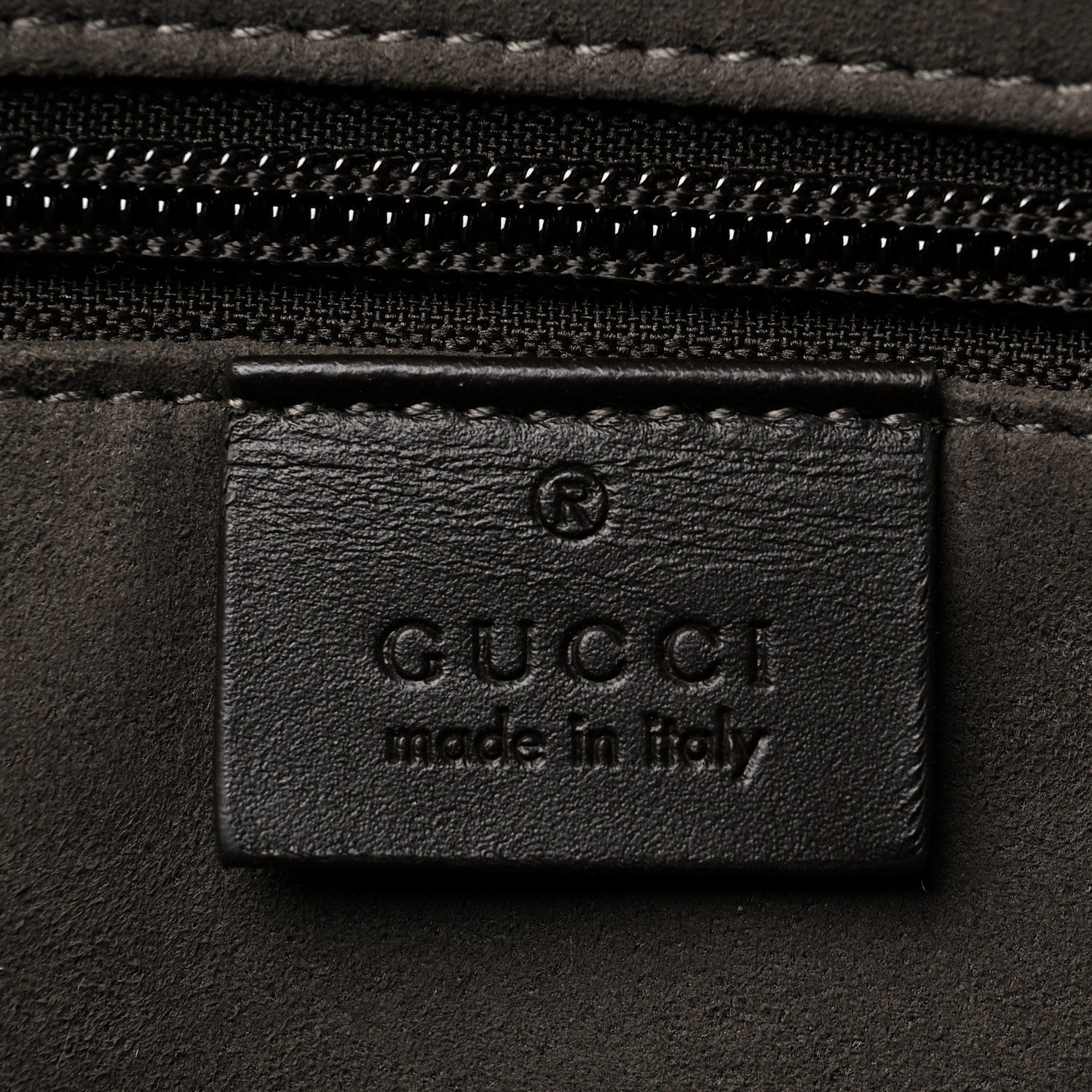Gucci GG Supreme Monogram Medium Zippered Tote Dark Brown 6 of 9