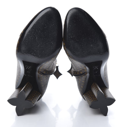 Louis Vuitton Nano Monogram Silhouette Ankle Boots 37 5 of 11